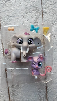 Зверюшка и ее малыш Hasbro Littlest Pet Shop Fletcher von Trunk & Teensie Fromage A7313 B0101