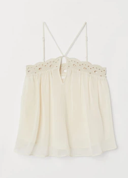 Майка H&M 40 Молочный 0768503_10