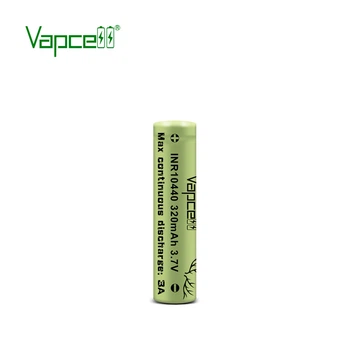 Аккумулятор 10440/AAA литий-ионный (Li-Ion) Vapcell INR10440 320mAh, 3A, 4.2/3.6/2.5V, Green