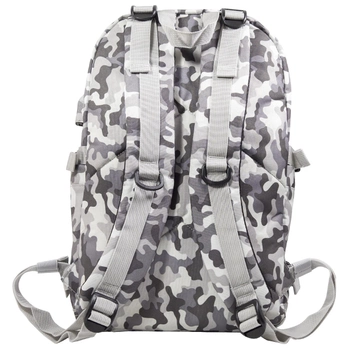 Рюкзак міський KAKA KA-666 Camouflage Grey з вологозахистом