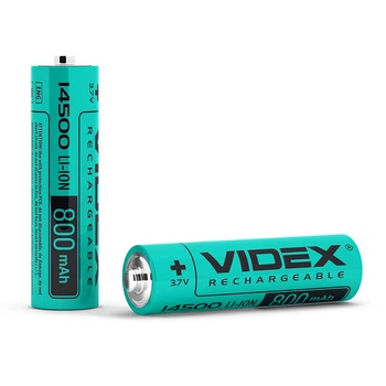 Аккумулятор Videx литий-ионный 14500 (без защиты) 800mAh bulk/1шт (14500/800/1B) 23810