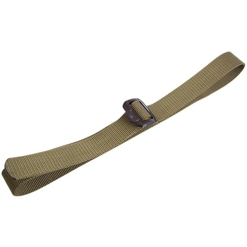 Оригінальний тактичний військовий поясний ремінь нейлоновий для сумок PRO Tactical 130 х 3,5 см Оливковий АН-5385