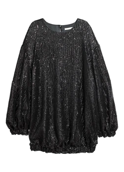 Туника H&M 36 Черный 0483776_паетки_24