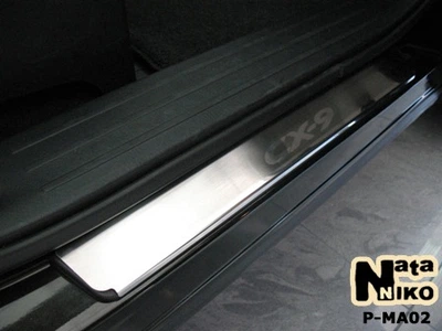 Накладки на пороги Mazda CX-9 2007- premium NataNiko P-MA02