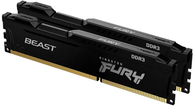 Модуль памяти DDR3 2x8GB/1866 Kingston Fury Beast Black (KF318C10BBK2/16)