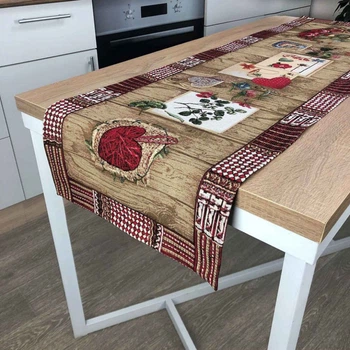Дорожка на стол гобеленовая Прованс Wooden (40х140 см)