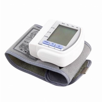 Тонометр електронний напульсний на зап'ясті на батарейках Blood Pressure Monitor CK 102S