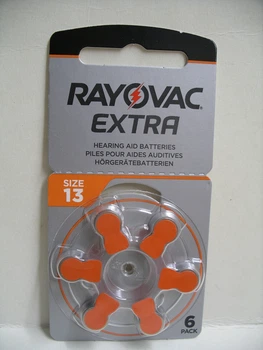 Батарейка Rayovac ZA13 для слуховых аппаратов