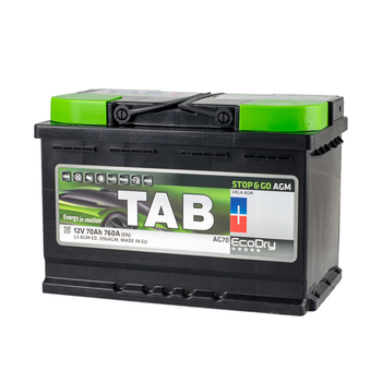 Акумулятор TAB AGM 70 Ah/12V [- +]