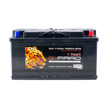 Акумулятор G-Pard FAST 110 Аh/12V [- +]