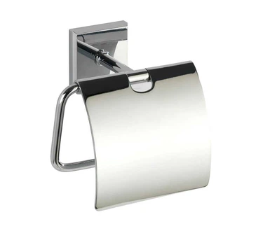 Держатель для туалетной бумаги Wenko Power-Loc® 14,7 х 13,5 х 8 см, нержавеющая сталь, серебристый