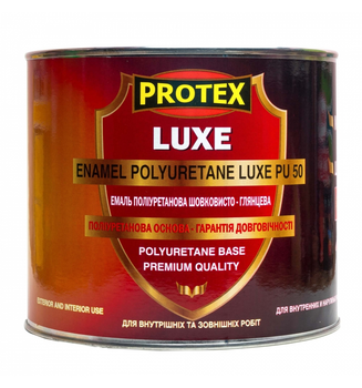 Емаль Protex LUXE PU-50, поліуретанова, Біла, 2.4 кг
