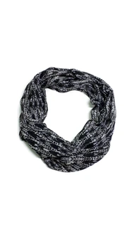Шарф хомут H&M Черный 0390411_черн.узор._09