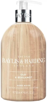 Парфумоване рідке мило для рук Baylis & Harding Elements Oud Wood & Bergamot Hand Wash 500 мл