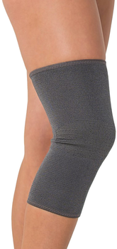 Бандаж для колінного суглоба компресійний бамбуковий Торос-Груп наколінник Тип 508 розмір 1 Сірий 1 шт (4820114091093)
