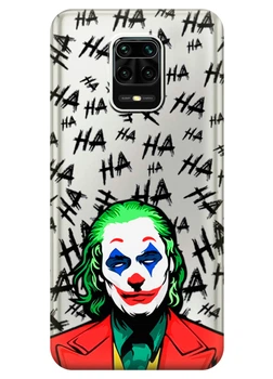 Силіконовий чохол iSwag для Xiaomi Redmi Note 9 Pro з малюнком - Джокер (KS2143)