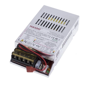 Бесперебойный блок питания Faraday Electronics 85W UPS ASCH ALU под аккумулятор 12-18А/ч а алюминиевом корпусе