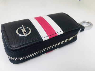 Ключница для авто KeyHolder Prestige Car OPEL Черно-белая с красным