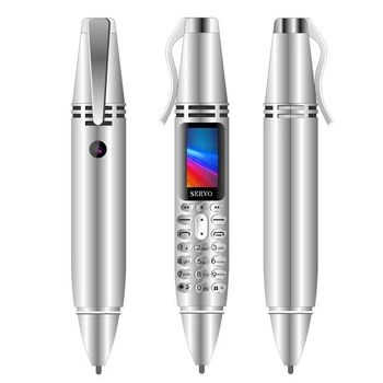 Мобільний телефон Uniwa AK 007 ручка портативний з камерою 0.08 MP І Bluetooth Сірий