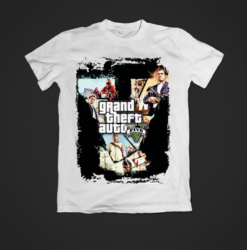 Футболка YOUstyle Gta v 0286 L White