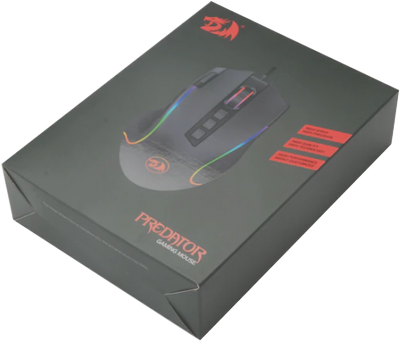 Мышь Redragon Predator M612 RGB USB Black (78005)