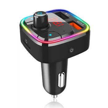 FM-трансмиттер Vention Bluetooth 5.0 support microSD (HK401)