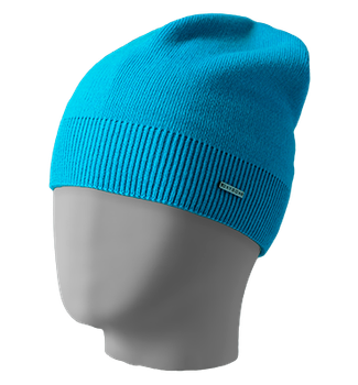 Шапка-колпак из полушерсти HOLIDAY One Size (56-60) Бирюза