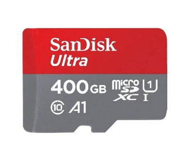 Карта пам'яті microSDXC (UHS-1) SanDisk Ultra 400Gb class 10 A1 (120Mb/s)