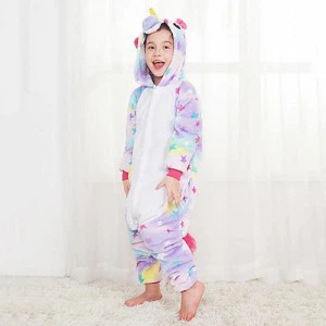 Дитяча піжама кігурумі Єдиноріг зірковий Різнокольоровий Kigurumi kcr0011 100 см