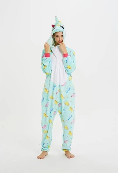 Пижама кигуруми Единорог Голубой Kigurumi car0121 L (169-179 см)