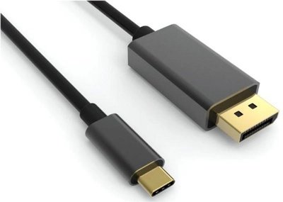 Адаптер-переходник Viewcon USB-C на DisplayPort 1.5 м Black (TE392)