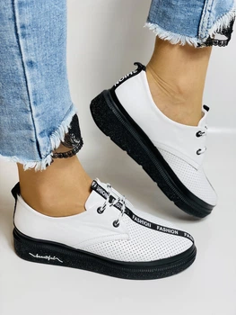 Женские кеды Evromoda 37 Белые 2581
