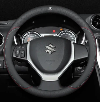 Чохол для керма DLCar Nappa автомобіля Suzuki із натуральної шкіри
