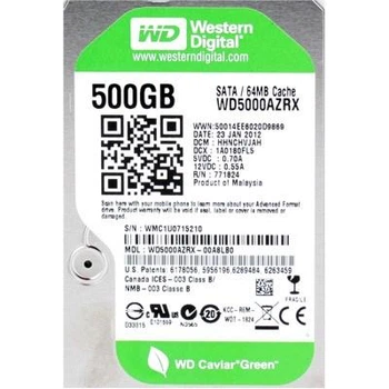 Жесткий диск 3.5" 500Gb WD (WD5000AZRX)