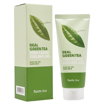 Пилинг-гель с экстрактом зеленого чая FarmStay Green Tea Real Deep Clear Peeling Gel 100 ml (1480189КР)