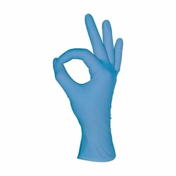 Перчатки нитриловые Mediok размер XS голубые 100 шт (002157)