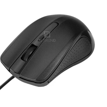 Мышь проводная для компьютера 211E Чёрная - игровая геймерская USB мышка оптическая проводная для компьютера ноутбука из пластика до 1000 dpi