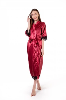 Халат женский Angelo dolce l-12-1 84-88 XS-S Бордо