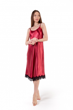 Ночная Сорочка женская Angelo dolce l-13-1 100-104 XL-2XL Бордо