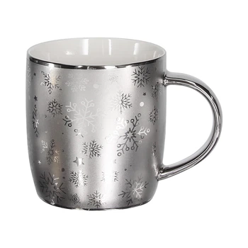 Кружка Tognana Natale All Silver, 370 мл, фарфор, серебристый (NT01487M107)