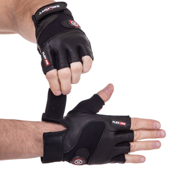 Тактичні рукавички шкіряні без пальців SB-161552 XXL