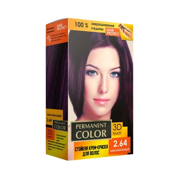 Крем-краска Аромат Permanent Color тон баклажановый №2.64 ( 4820147055369 )
