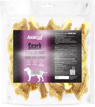 Лакомство AnimAll Snack уши кролика с курицей для собак 500 г (2000981199463)