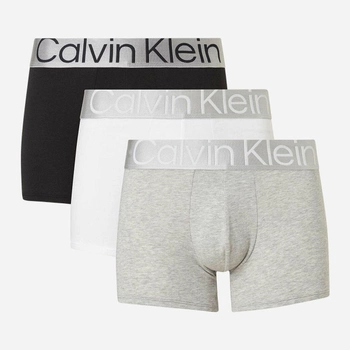 Трусы-шорты Calvin Klein Underwear Trunk NB3130A-MPI 3 шт Black/White/Grey Heather