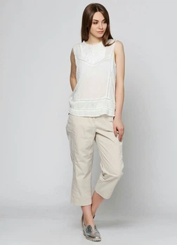 Джинсы женские Gerry Weber, GW-038 бежевый, размер 40R