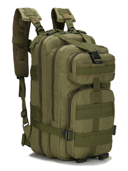 Тактичний штурмової військовий міський рюкзак ForTactic на 23-25литров Хакі
