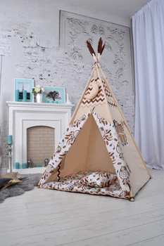 Палатка-Вигвам WIGWAMHOME Ловцы снов 110х110х180см бежевая