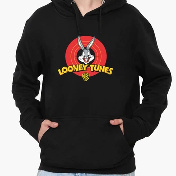 Худі чоловічий Багз Банні Луні Тюнз (Bugs Bunny Looney Tunes) (9225-2873-5) Чорний XXL