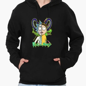 Худі чоловічий Рік Санчез Рік і Морті (Rick Sanchez Rick and Morty) (9225-2935-3) Чорний L