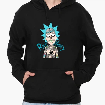 Худі чоловічий Морті Сміт Рік і Морті (Morty Smith Rick and Morty) (9225-2930-3) Чорний L